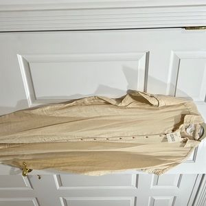 Acacia Cream Oahu Duster NWT sz S never worn